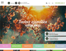 Tablet Screenshot of herbaria.hu